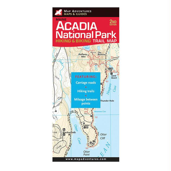 Acadia Hike-bike Trail Map