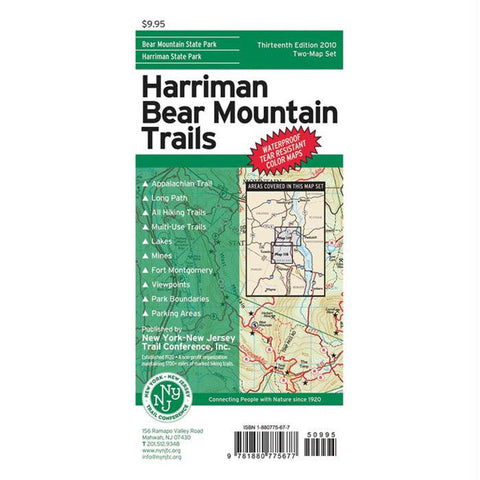 Map: Harriman Bear Mt.