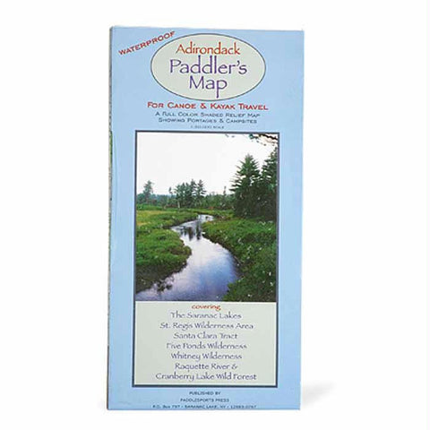 Adirondack Paddler's Map