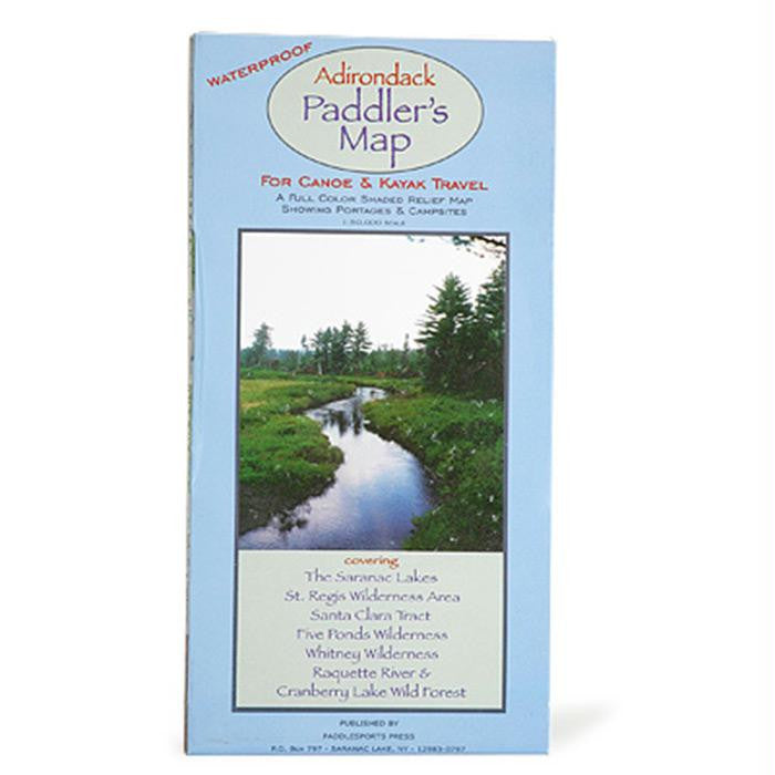 Adk Paddlers Guide-map Set