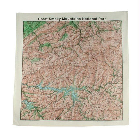 Great Smoky Topo Bandana