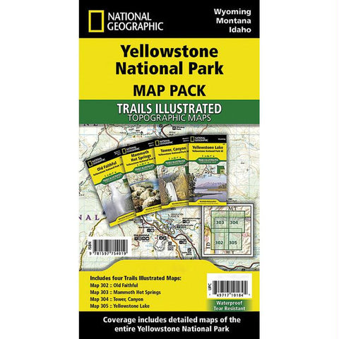 Yellowstone Np Map Pack Bundle