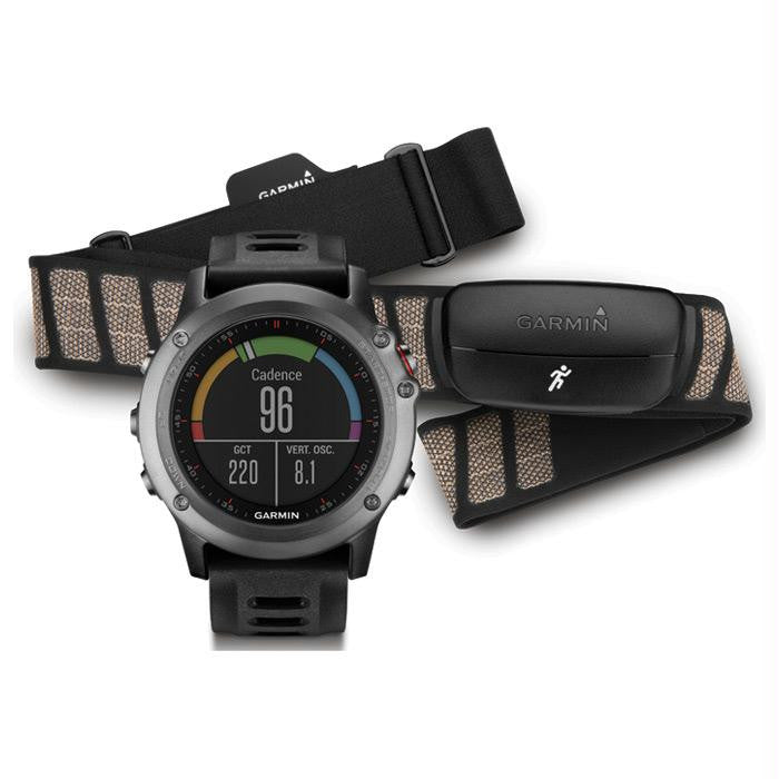 Fenix 3 Hrm Run Bundle Gry-blk