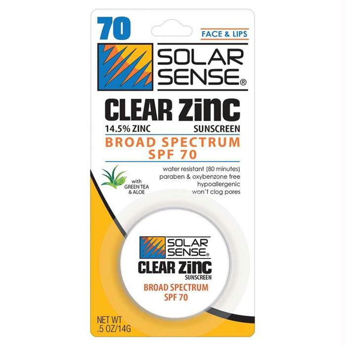 Clear Zinc Spf70 .5oz Jar