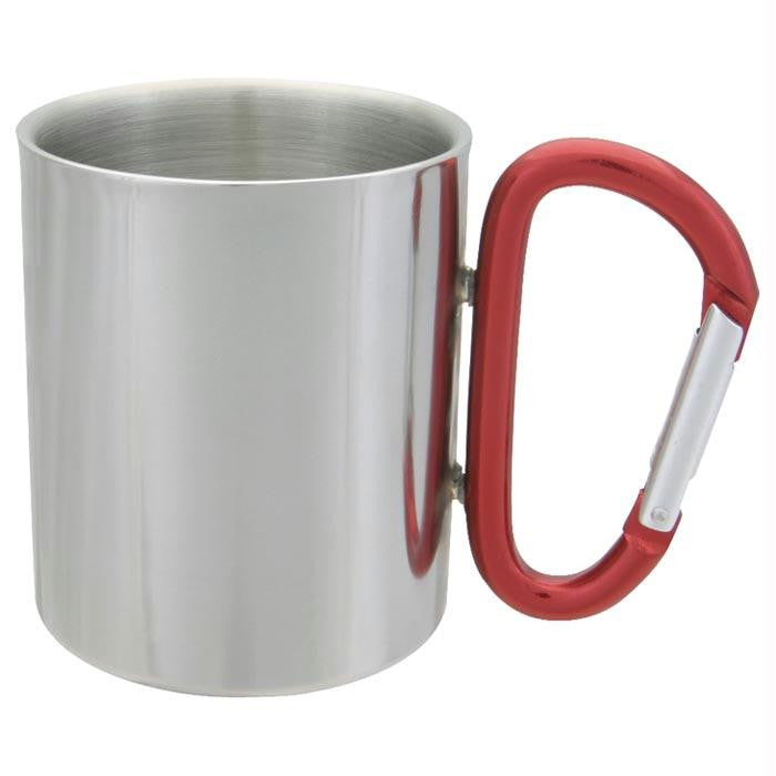 Carabiner Mug-red 8oz.