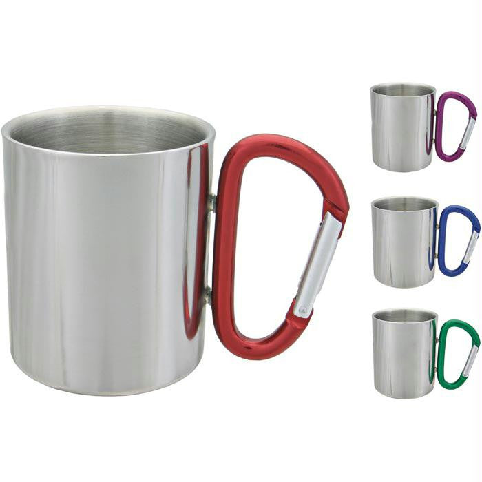 Carabiner Mug-green 8 Oz.