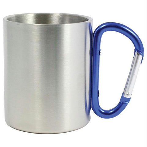 Carabiner Mug-blue 8 Oz.