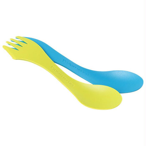 Spork Lefty- Green & Cyan