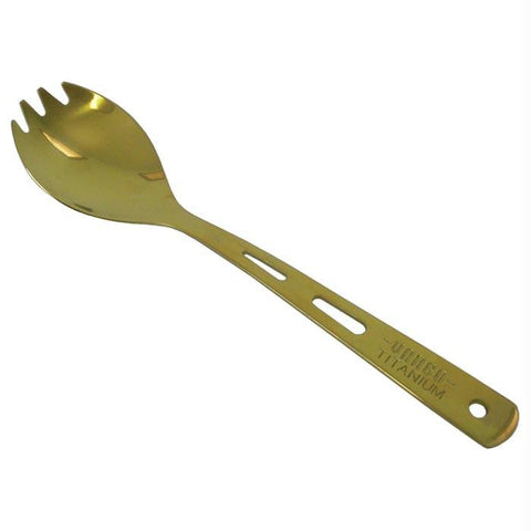 Titanium Spork Yellow