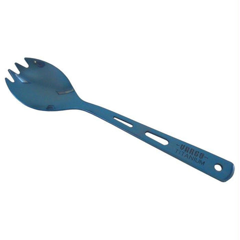 Titanium Spork Blue