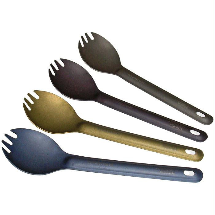 Titanium Spork Ulv Blue