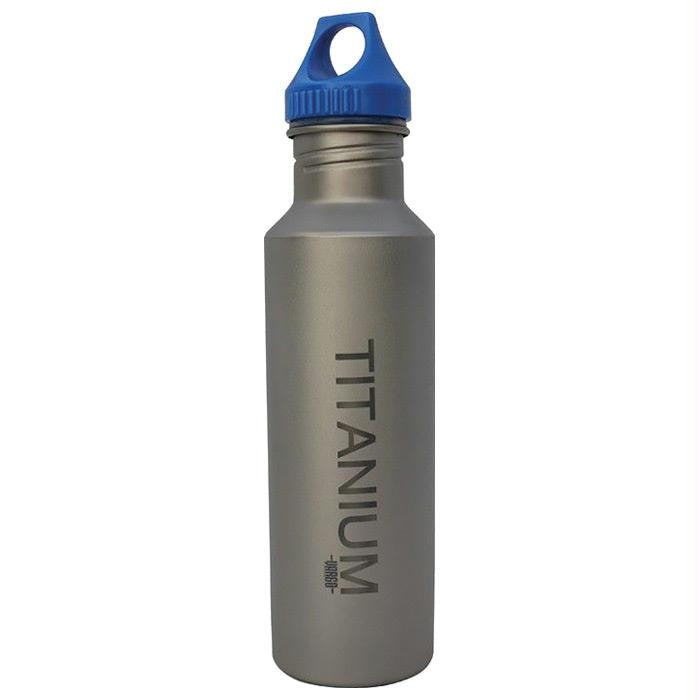 Titanium Water Bottle 650 Blu