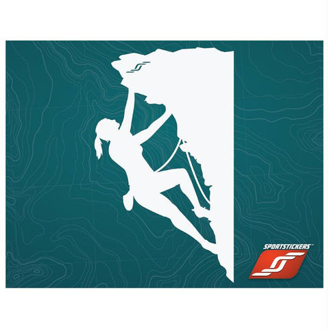 Rock Climber Female White