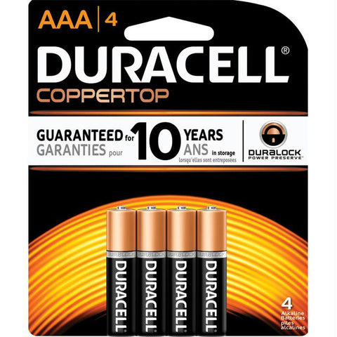 Duracell Cprt Aaa 4pk