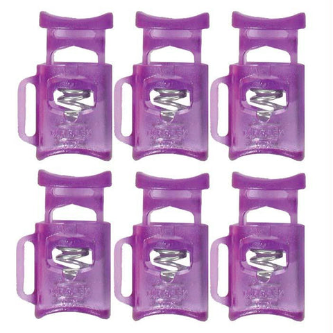 3-16" Cord Locks Purple (6pk)