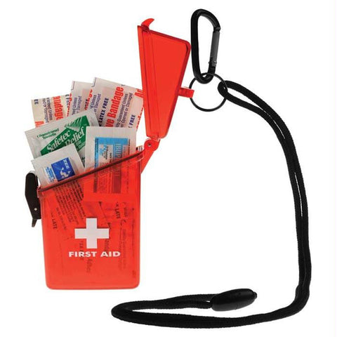 First Aid Kit Red Translucent