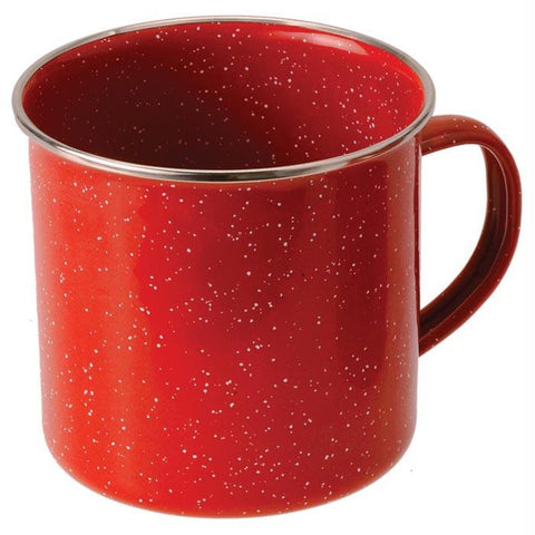 Ss Rim Cup 12 Oz Red