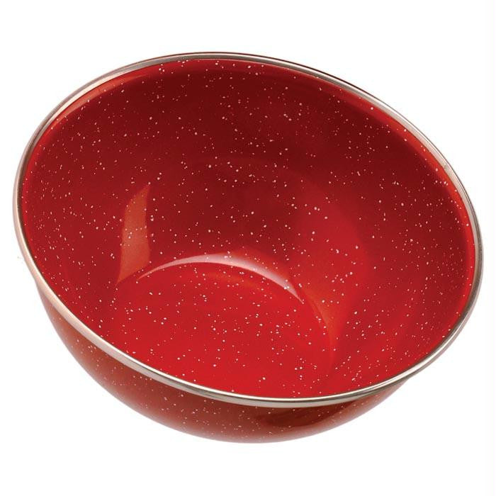 Ss Rim Mixing Bowl 6" Red