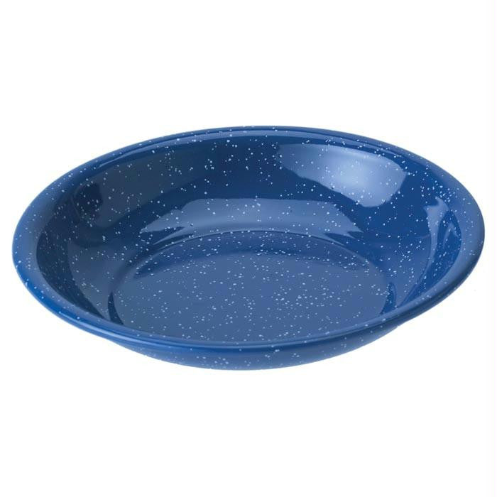 Enamel Cereal Bowl Blue