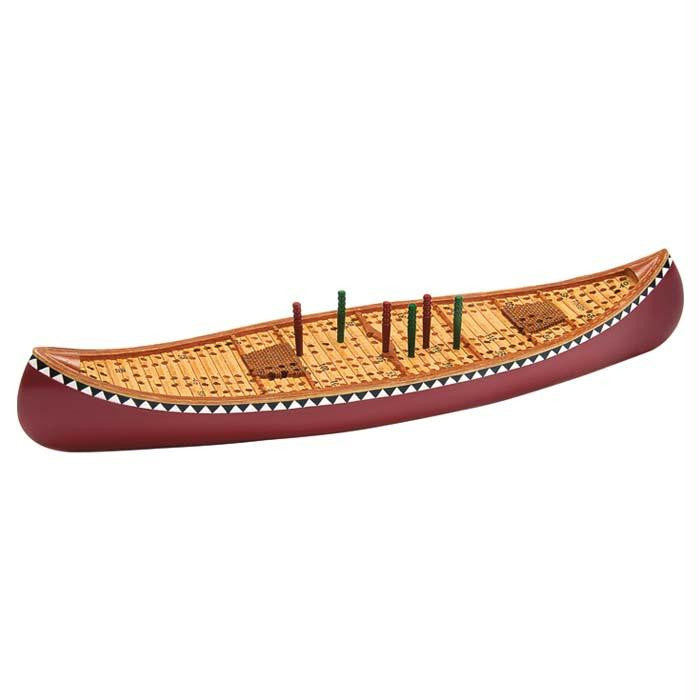 Canoe Cribbage Board