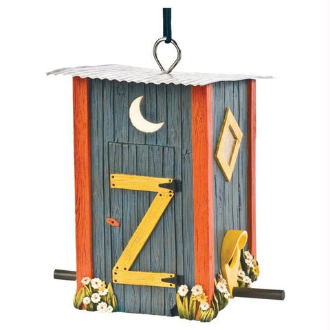 Outhouse Birdfeeder