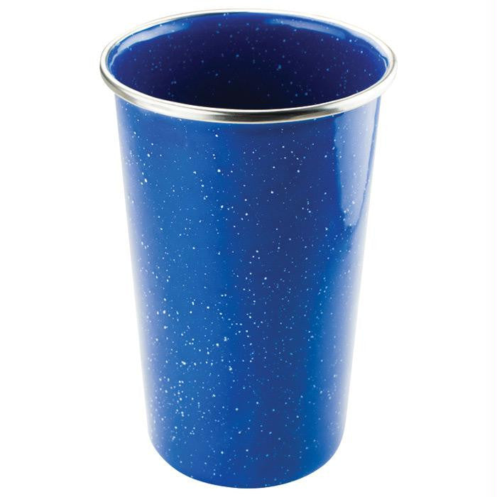 Enamel Pint Glass Blue