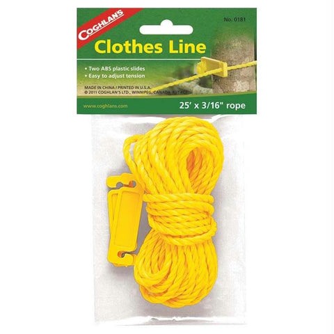 Clothesline 25' X 3-16"