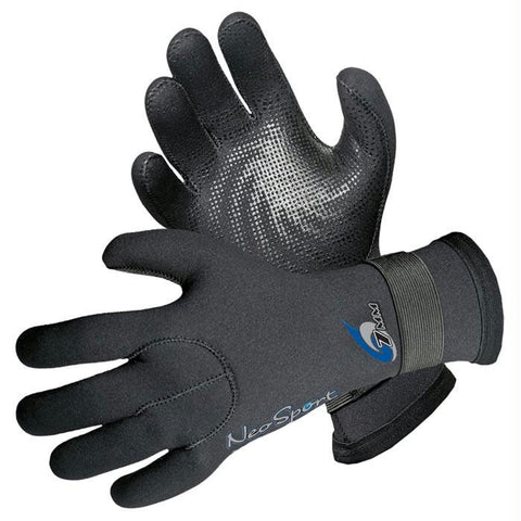 3mm Velcro Glove Blk Sm