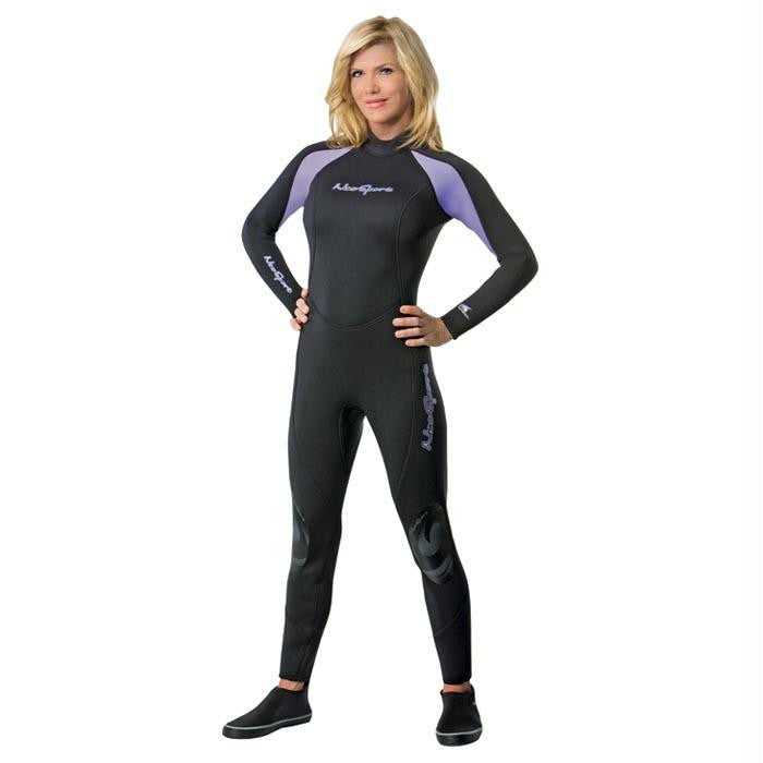 3-2mm Wetsuit Womens Pur-blk 8