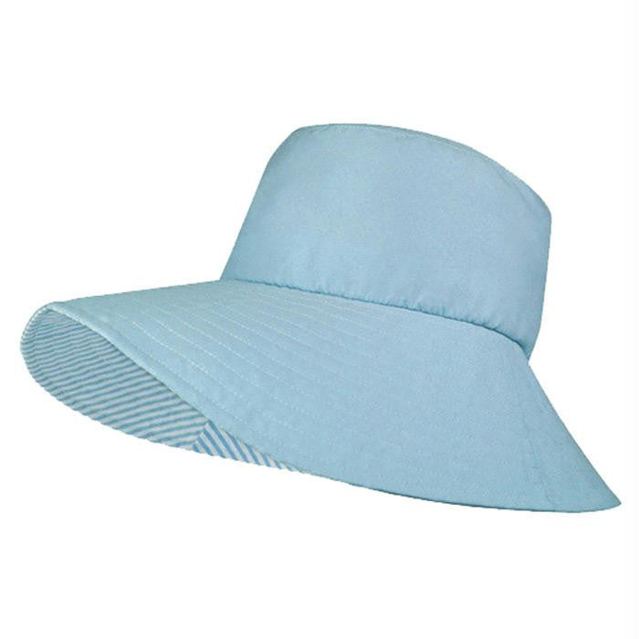 Ladies Sun Hat Blue M-l