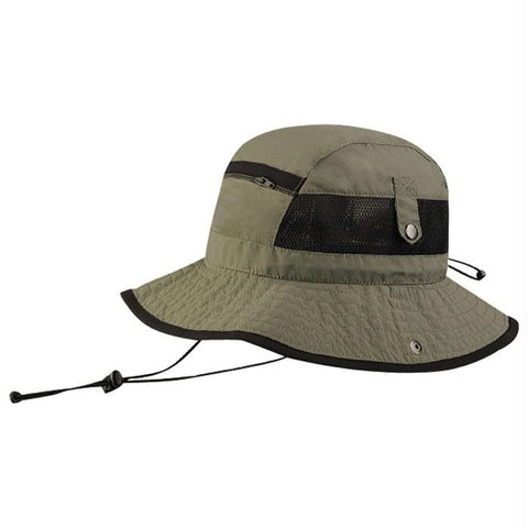 Uv Pocket Bucket Hat Olive