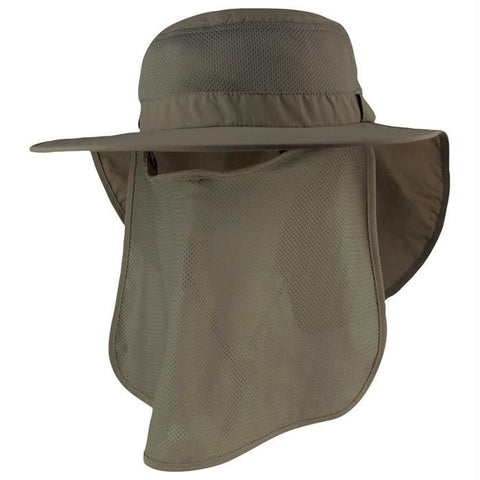 Uv Large Bill Flap Cap Olive