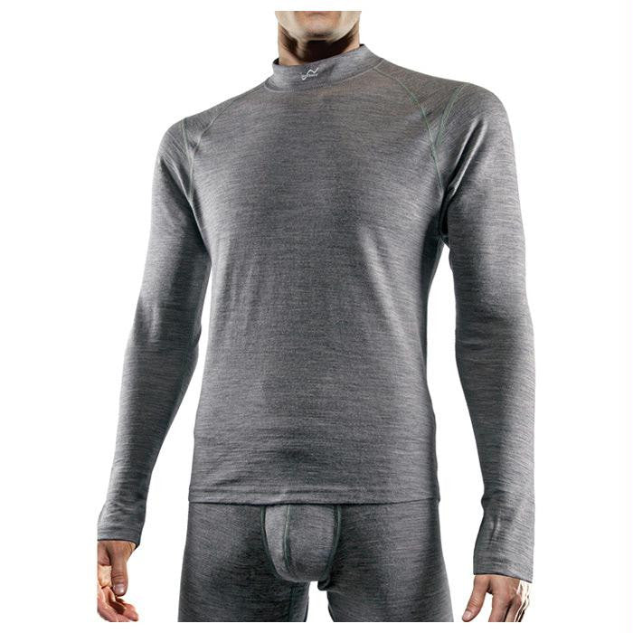 Merino Mens L-s Grey Lg