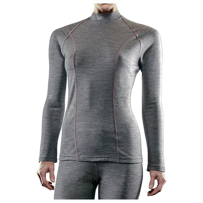 Merino Wmns L-s Grey Sm