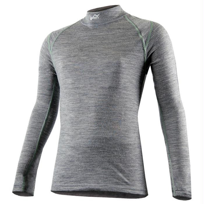 Merino Boys L-s Grey Sm