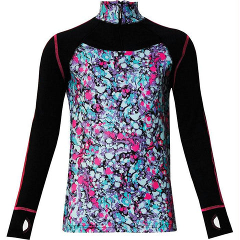 Performance Girl Zip Top Pur S