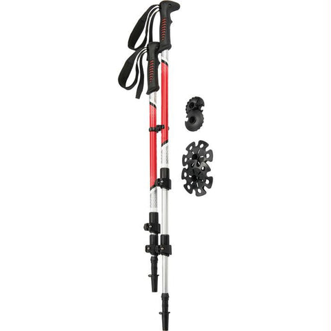 Pro Trekker Poles -red-silver