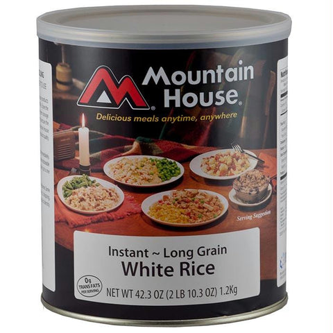 Instant White Rice Can