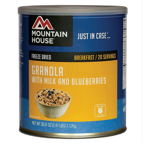 Granola W-milk & Blueberry Can