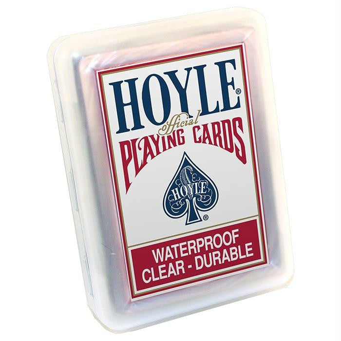 Clear Poker Cards Red-blue