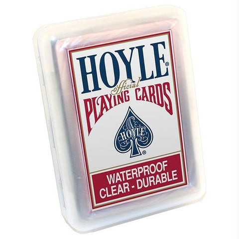 Clear Poker Cards Red-blue