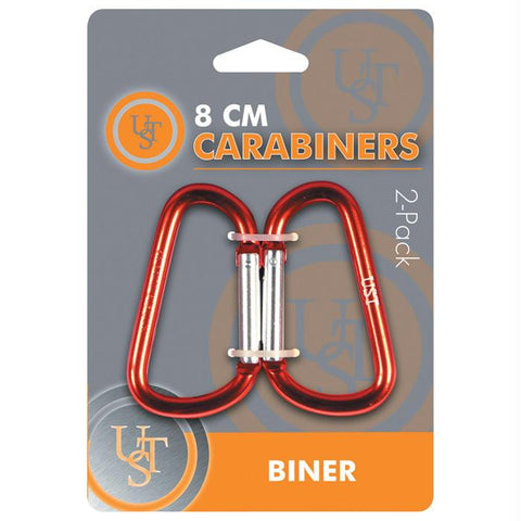 Carabiner 8cm - Asst 2pk