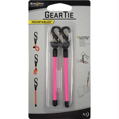 Geartie Clippable 3" 2pk N Pnk