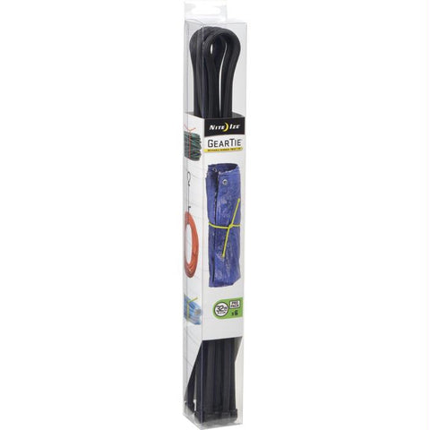 Gear Tie Propack 32"-blk 6pk