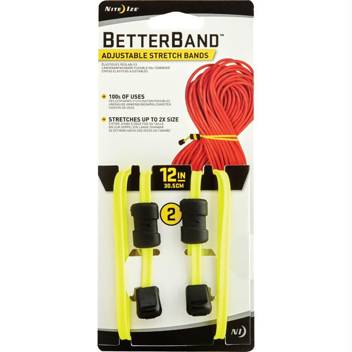 Betterband 12" 2pk Neon Yellow