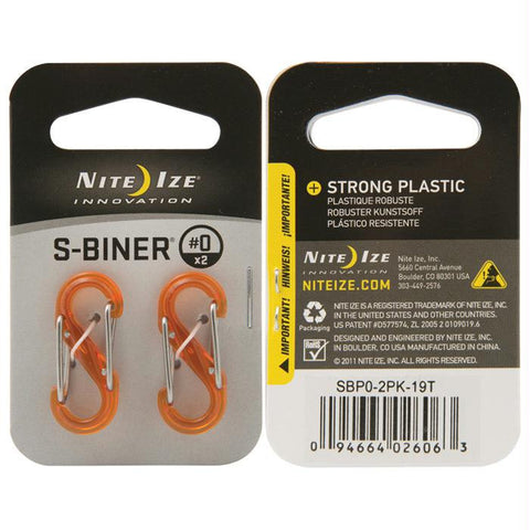 S-biner Trans #0 2pk Org