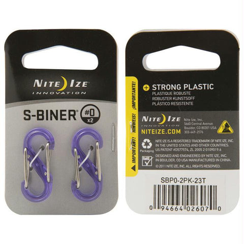 S-biner Trans #0 2pk Purple