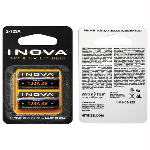 Inova Cr123 Batteries 2pk