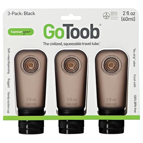 Gotoob 2 Oz 3 Pk Black