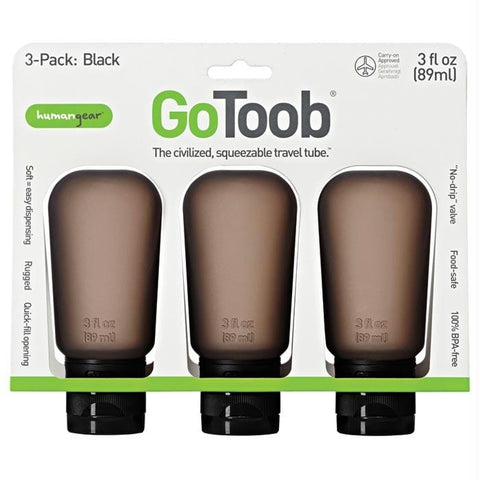 Gotoob 3 Oz 3 Pk Black